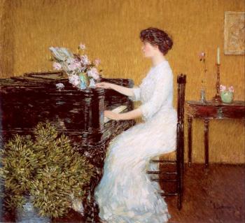 Childe Hassam : At the Piano